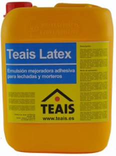 TEAIS LATEX, Emulsión mejoradora adhesiva para lechadas y morteros