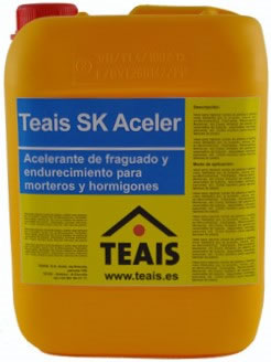 TEAIS SK ACELER , Accelerant for concrete and mortar free of chloride.