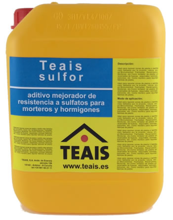 TEAIS SULFOR, Aditivo mejorador de la resistencia a sulfatos