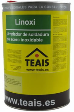 LINOXI , LIMPIADOR DE SOLDADURAS DE ACERO INOXIDABLE