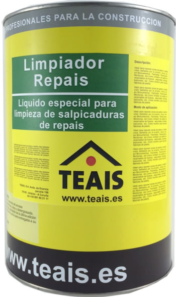 LIMPIADOR REPAIS , SPECIAL LIQUID FOR CLEANING REPAIS SPLASHSES.