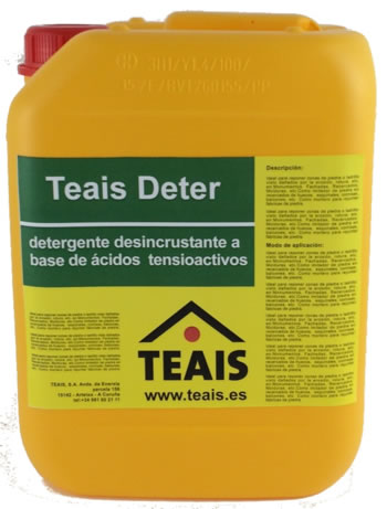 TEAIS DETER, Detergente desincrustante ligeramente ácido