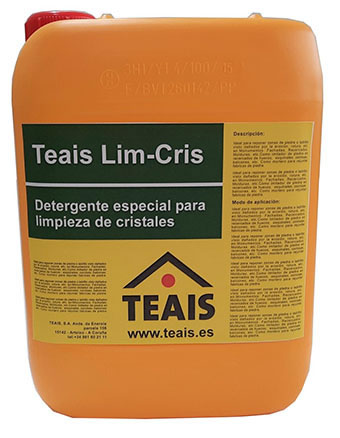 TEAIS LIM-CRIS , Detergente especial para limpieza de cristales.