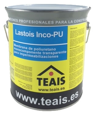 LASTOIS INCO-PU , Membrana de poliuretano monocomponente transparente para impermeabilizaciones