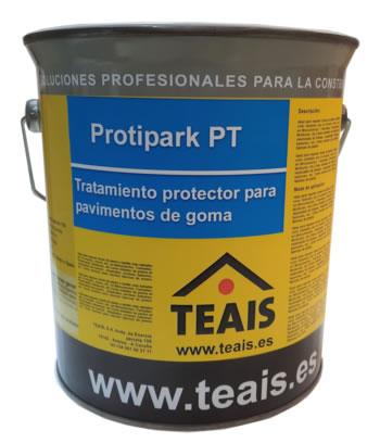 PROTIPARK PT , Tratamiento protector para pavimentos de goma en base a resina de clorocaucho