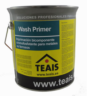 WASH PRIMER , PRIMAIRE BI-COMPOSANT CHROMOPHOSPHATANT POUR MÉTAUX NON FERREUX