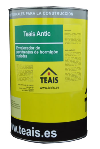 TEAIS ANTIC , ENVEJECEDOR DE PAVIMENTOS DE HORMIGON Y PIEDRA