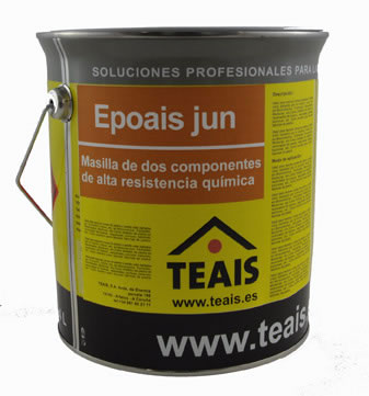 EPOAIS JUN , TWO COMPONENT PUTTY WITH HIGH CHEMICAL RESISTANCE