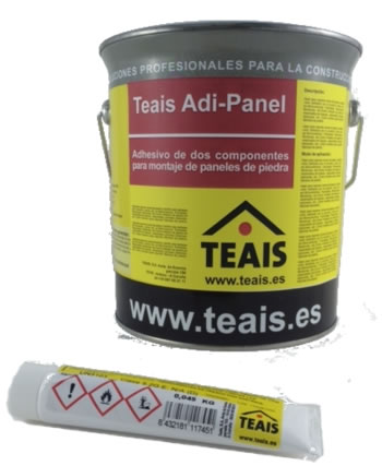 TEAIS ADI-PANEL , Adhesivo de dos componentes para montaje de paneles de piedra