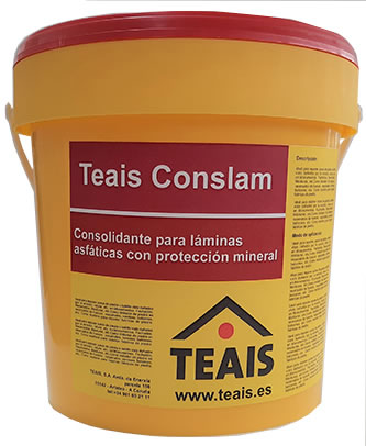 TEAIS CONSLAM , Consolidante para láminas asfálticas con protección mineral