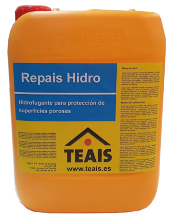 REPAIS HIDRO, Hidrofugante para protección de soportes porosos